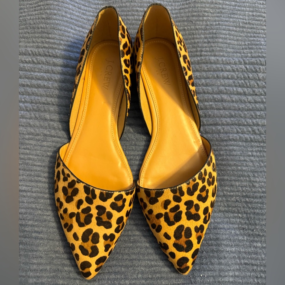 J. Crew Leopard Print Size 9.5 Flat Shoes